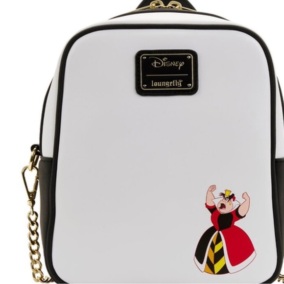 Loungefly Alice in Wonderland Ace of Spades Crossbody Bag new with tags - Picture 4 of 5